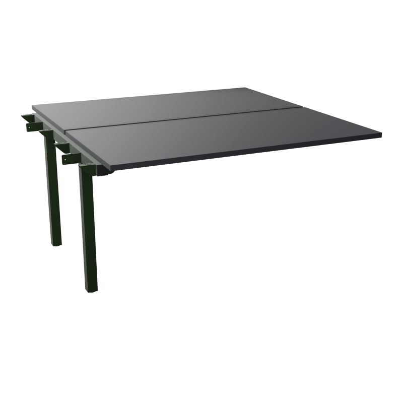 BUR BENCH SUIVANT CONECT L140XP142CM-2 PL 25MM -PIET ARCHE RECT FX    R9 ST