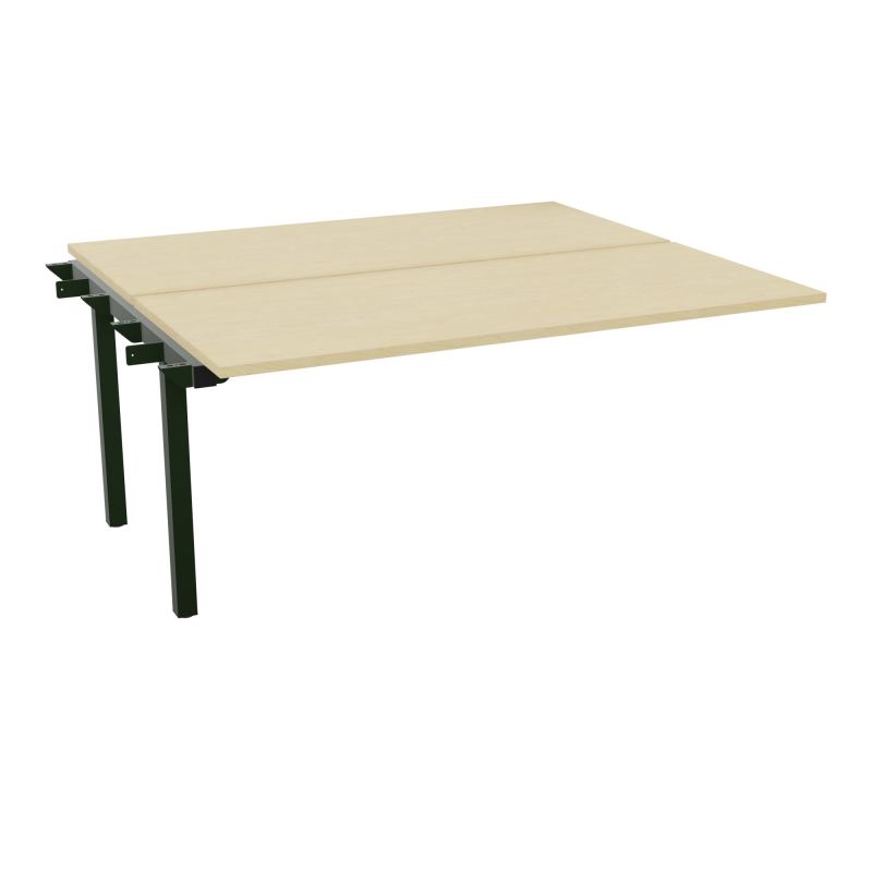 BUR BENCH SUIVANT CONECT L160XP142CM-2 PL 25MM -PIET ARCHE RECT FX N8 ST