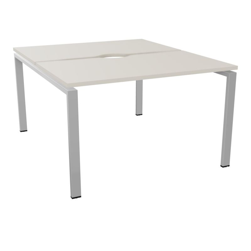 BUR BENCH CONECT L120XP142CM-2 PL+ECHANCRURE 25MM -PIET ARCHE RECT FX N5 SA