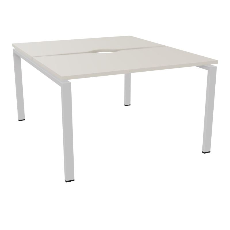 BUR BENCH CONECT L120XP142CM-2 PL+ECHANCRURE 25MM -PIET ARCHE RECT FX N5 SD