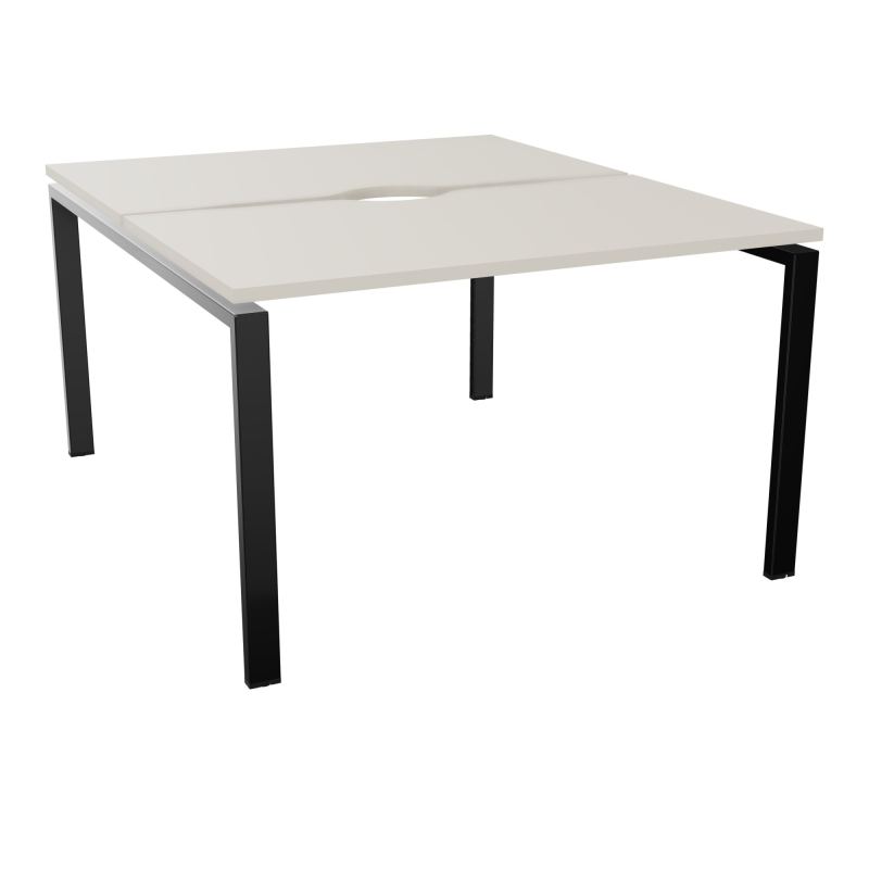 BUR BENCH CONECT L120XP142CM-2 PL+ECHANCRURE 25MM -PIET ARCHE RECT FX N5 SG