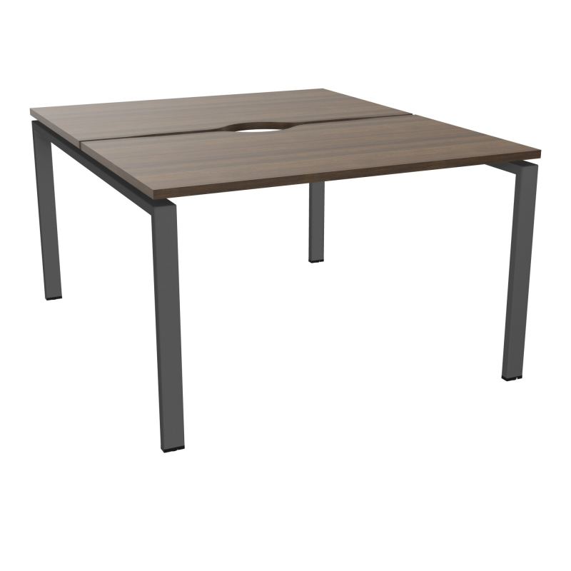 BUR BENCH CONECT L120XP142CM-2 PL+ECHANCRURE 25MM -PIET ARCHE RECT FX N6 SC