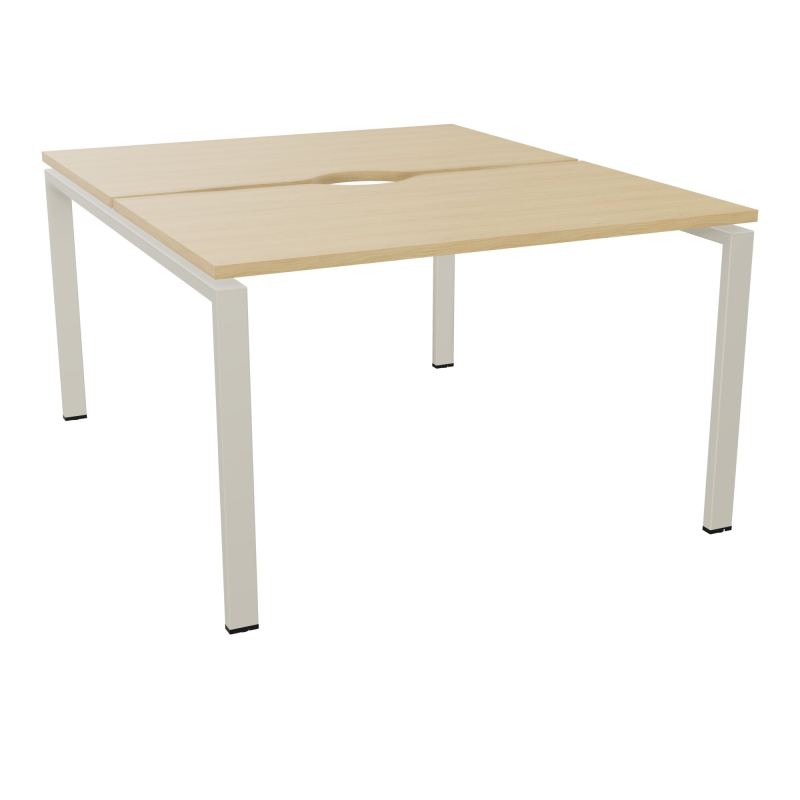 BUR BENCH CONECT L120XP142CM-2 PL+ECHANCRURE 25MM -PIET ARCHE RECT FX    R1 ZC