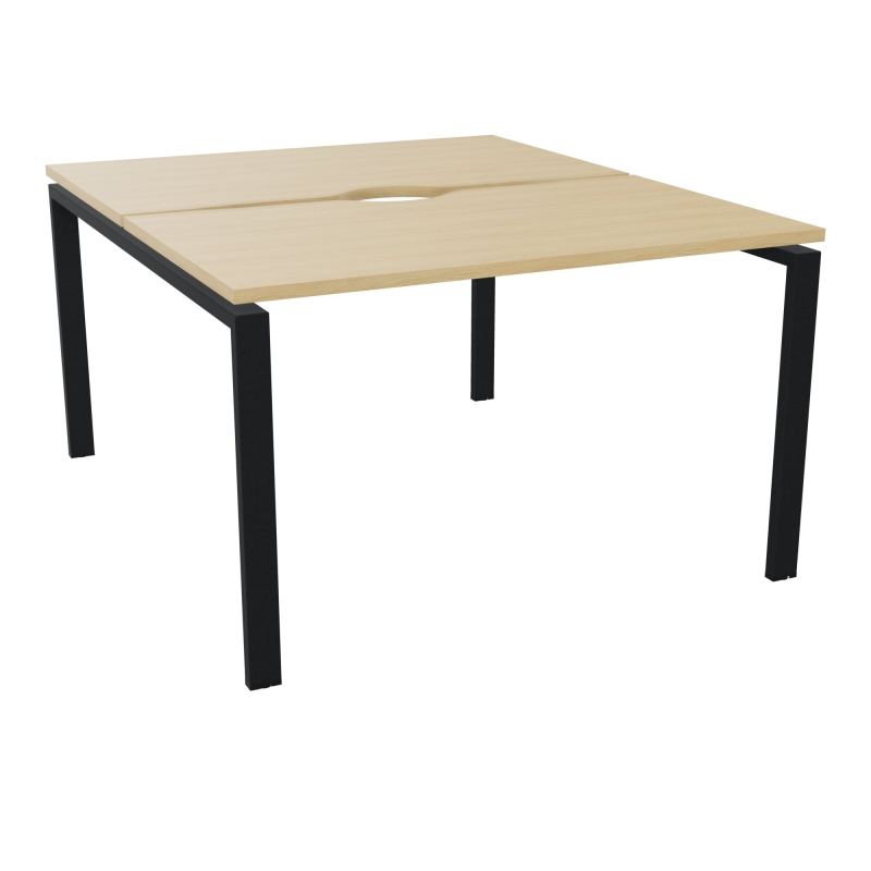 BUR BENCH CONECT L120XP142CM-2 PL+ECHANCRURE 25MM -PIET ARCHE RECT FX    R1 ZP