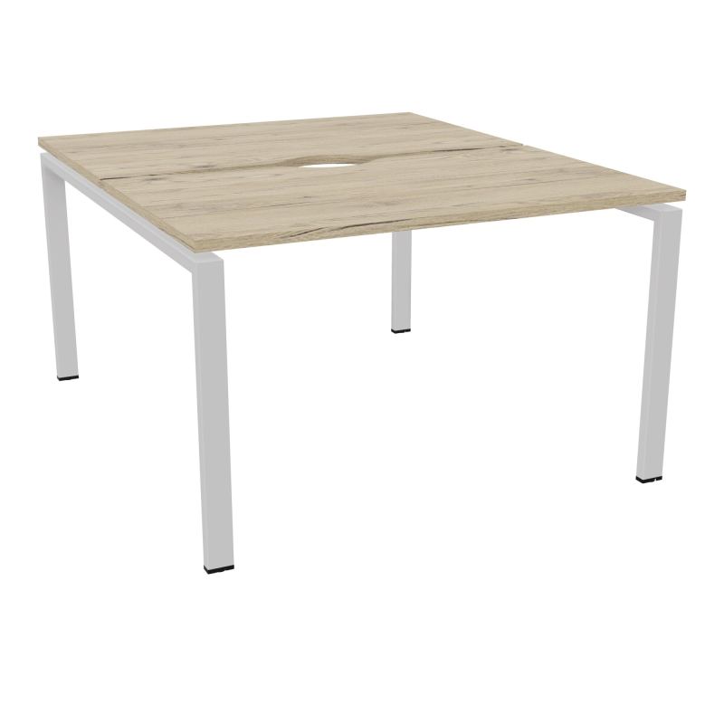 CONECT BUR BENCH L120XP142CM-2 PL+ECHANCRURE 25MM R3-PIET ARCHE RECT FX SD