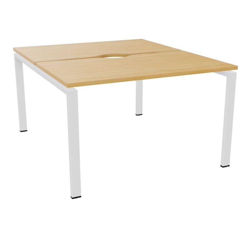 BUR BENCH CONECT L120XP142CM-2 PL+ECHANCRURE 25MM -PIET ARCHE RECT FX    R5 SO