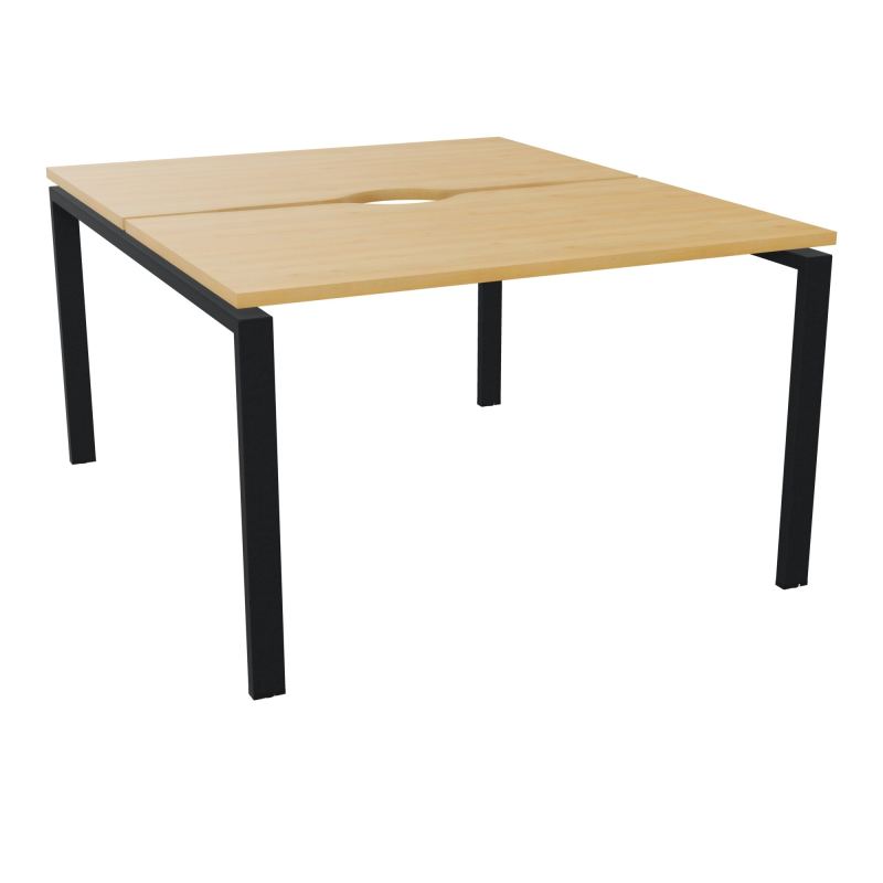 BUR BENCH CONECT L120XP142CM-2 PL+ECHANCRURE 25MM -PIET ARCHE RECT FX    R5 ZP