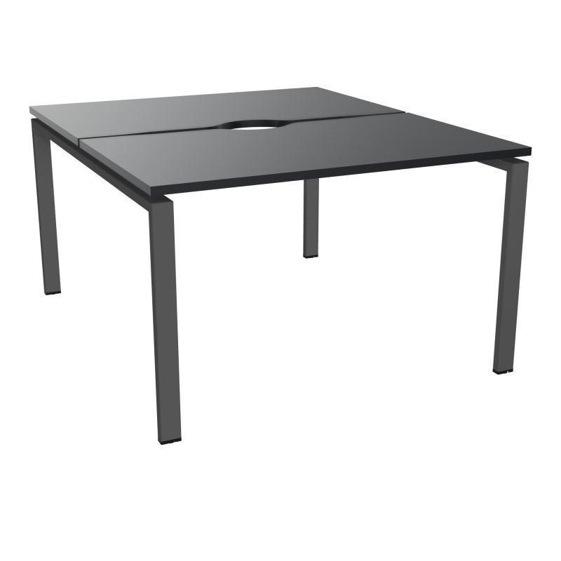 BUR BENCH CONECT L120XP142CM-2 PL+ECHANCRURE 25MM -PIET ARCHE RECT FX    R9 SC