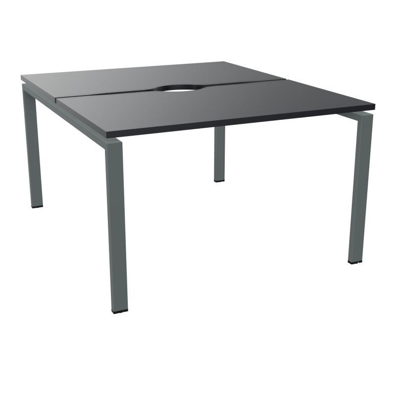 BUR BENCH CONECT L120XP142CM-2 PL+ECHANCRURE 25MM -PIET ARCHE RECT FX    R9 SU