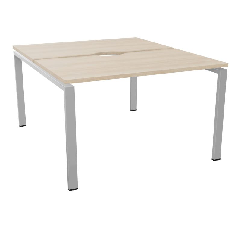 CONECT BUR BENCH L120XP142CM-2 PL+ECHANCRURE 25MM RZ-PIET ARCHE RECT FX SA