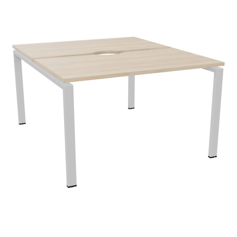 CONECT BUR BENCH L120XP142CM-2 PL+ECHANCRURE 25MM RZ-PIET ARCHE RECT FX SD