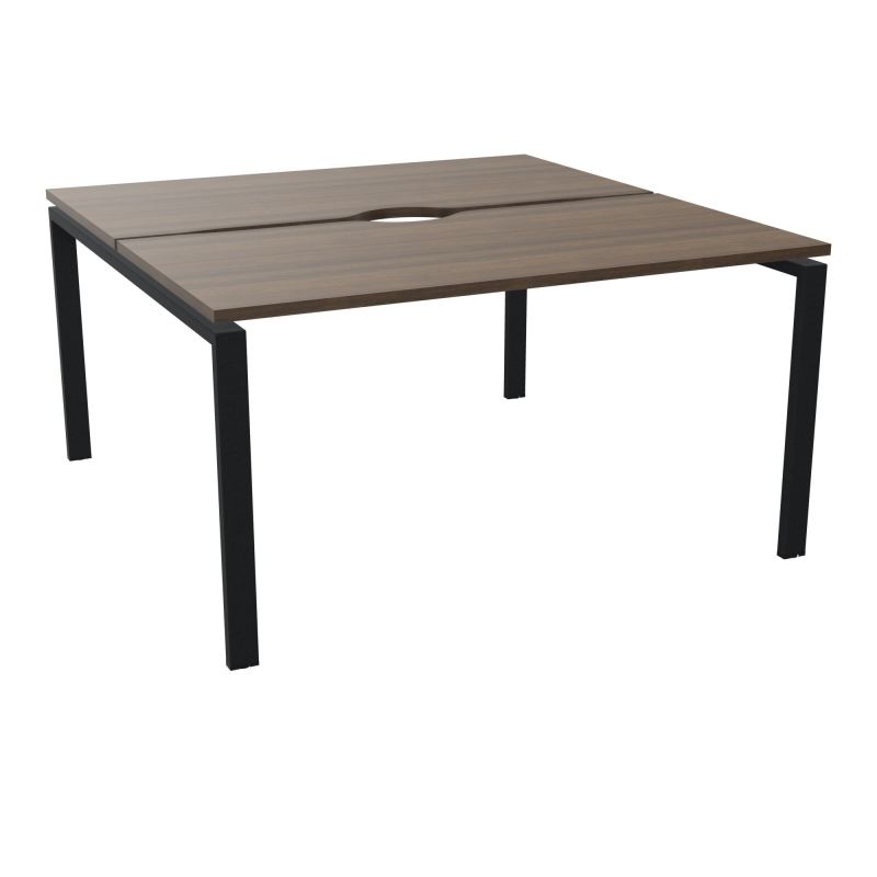 BUR BENCH CONECT L140XP142CM-2 PL+ECHANCRURE 25MM -PIET ARCHE RECT FX N6 ZP