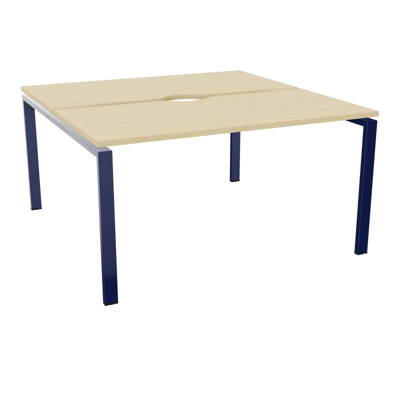 BUR BENCH CONECT L140XP142CM-2 PL+ECHANCRURE 25MM -PIET ARCHE RECT FX N8 X4