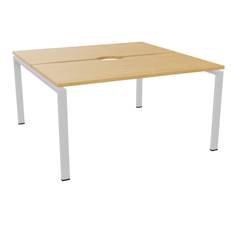 BUR BENCH CONECT L140XP142CM-2 PL+ECHANCRURE 25MM -PIET ARCHE RECT FX    R5 SD