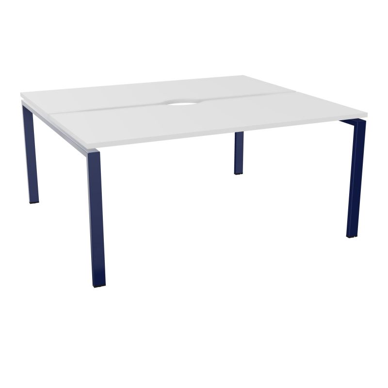 CONECT BUR BENCH L160XP142CM-2 PL+ECHANCRURE 25MM MG-PIET ARCHE RECT FX X4