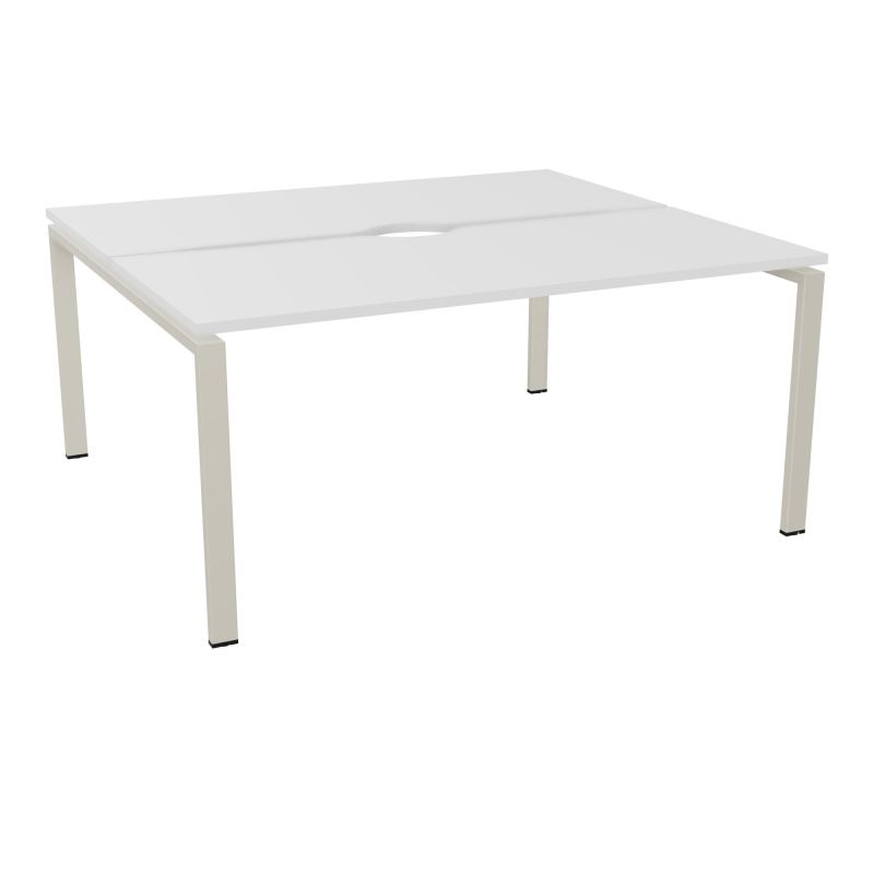 BUR BENCH CONECT L160XP142CM-2 PL+ECHANCRURE 25MM -PIET ARCHE RECT FX MG ZC