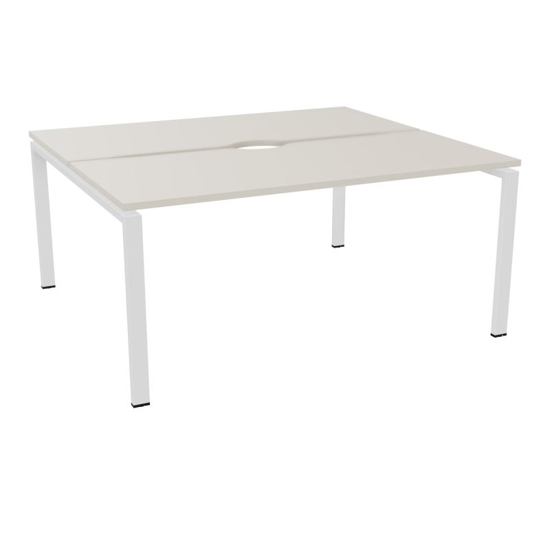 BUR BENCH CONECT L160XP142CM-2 PL+ECHANCRURE 25MM -PIET ARCHE RECT FX N5 SO