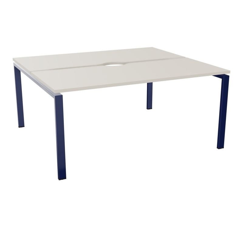 BUR BENCH CONECT L160XP142CM-2 PL+ECHANCRURE 25MM -PIET ARCHE RECT FX N5 X4