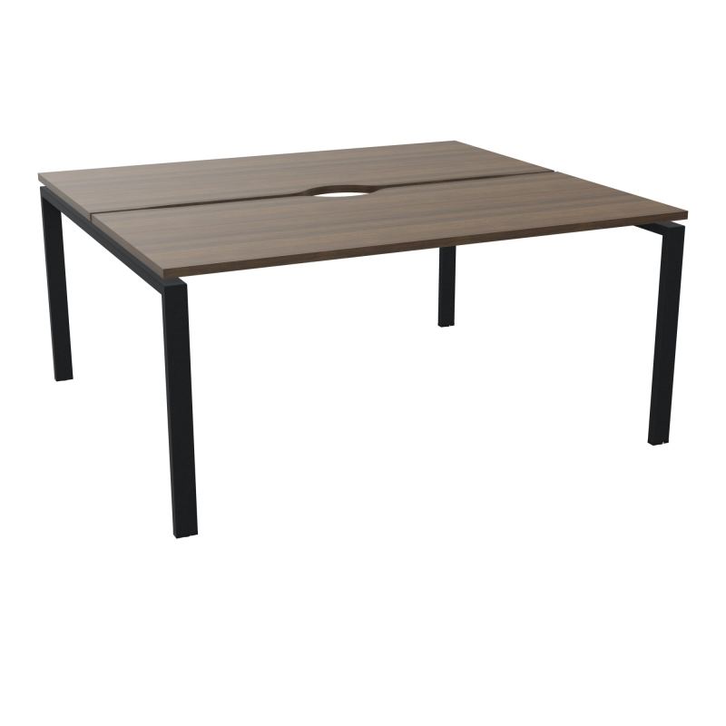 BUR BENCH CONECT L160XP142CM-2 PL+ECHANCRURE 25MM -PIET ARCHE RECT FX N6 ZP