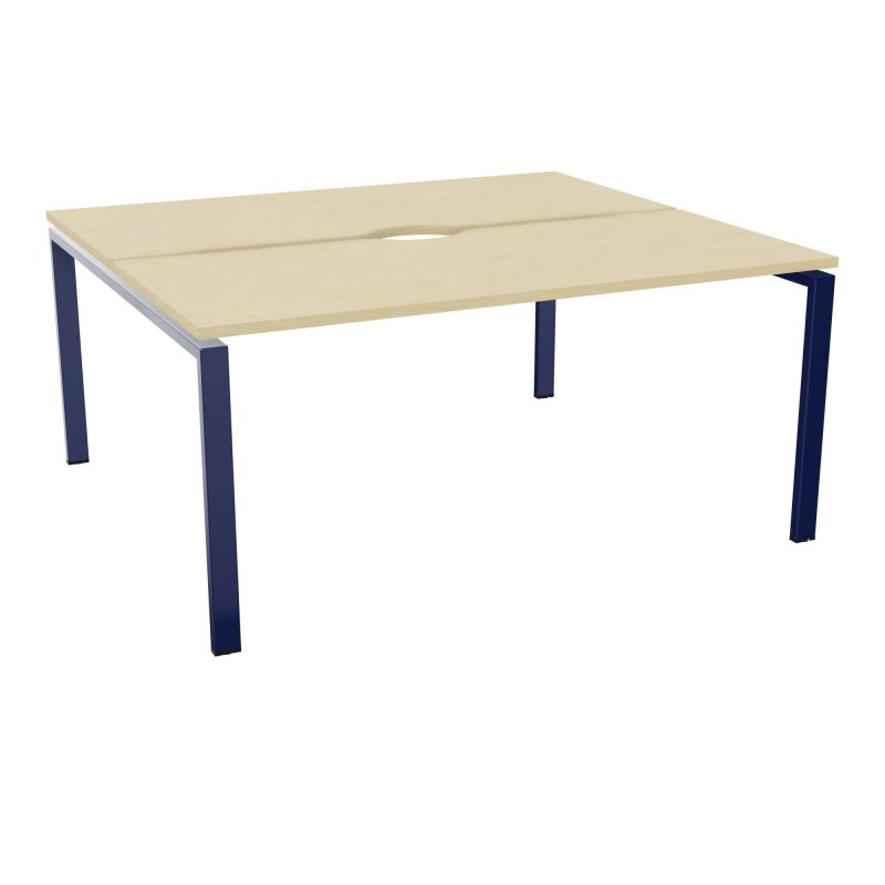 BUR BENCH CONECT L160XP142CM-2 PL+ECHANCRURE 25MM -PIET ARCHE RECT FX N8 X4