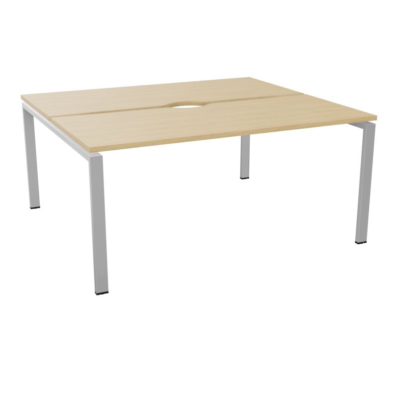 BUR BENCH CONECT L160XP142CM-2 PL+ECHANCRURE 25MM -PIET ARCHE RECT FX    R1 SA