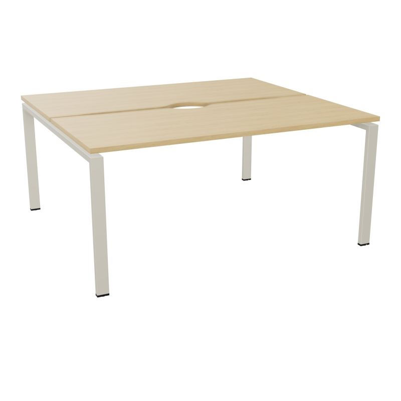 BUR BENCH CONECT L160XP142CM-2 PL+ECHANCRURE 25MM -PIET ARCHE RECT FX    R1 ZC