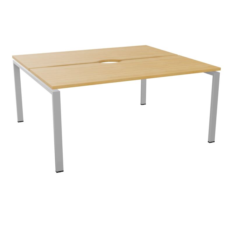 BUR BENCH CONECT L160XP142CM-2 PL+ECHANCRURE 25MM -PIET ARCHE RECT FX    R5 SA