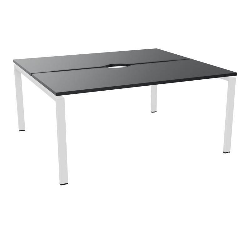 BUR BENCH CONECT L160XP142CM-2 PL+ECHANCRURE 25MM -PIET ARCHE RECT FX    R9 ZO