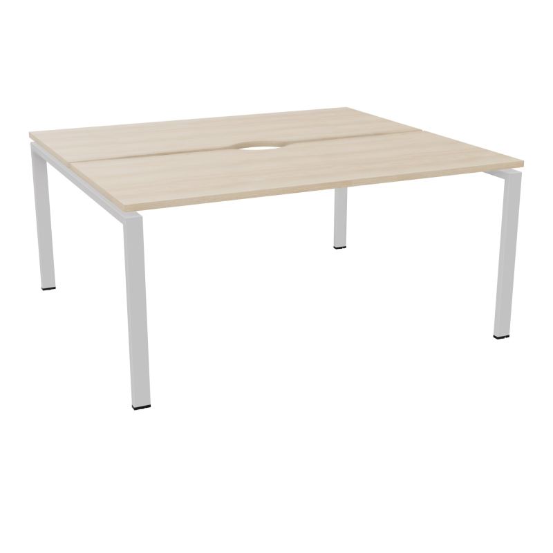 CONECT BUR BENCH L160XP142CM-2 PL+ECHANCRURE 25MM RZ-PIET ARCHE RECT FX SD