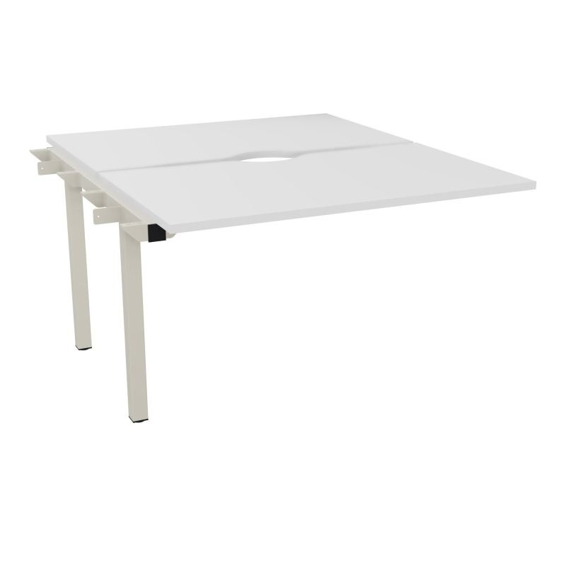 BUR BENCH SUIVANT CONECT L120XP142CM-2 PL +ECHANCRURE 25MM -PIET ARCHE FX MG ZC