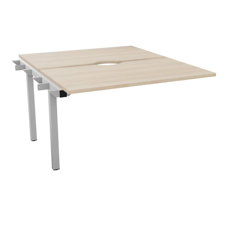 CONECT BUR BENCH SUIVANT L120XP142CM-2 PL +ECHANCRURE 25MM RZ-PIET ARCHE FX SA