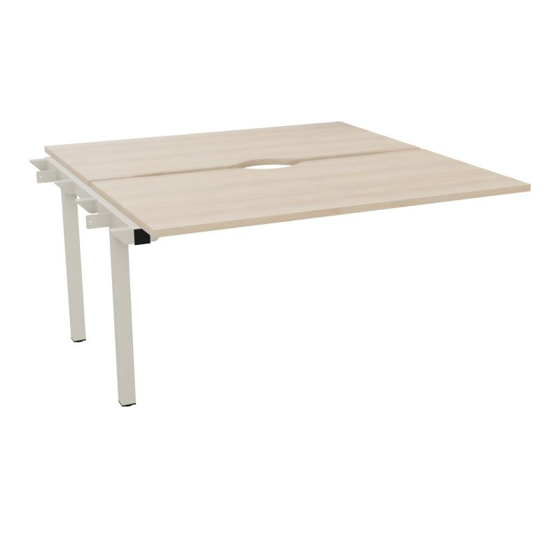 BUR BENCH SUIVANT CONECT L140XP142CM-2 PL +ECHANCRURE 25MM -PIET ARCHE FX RZ ZC