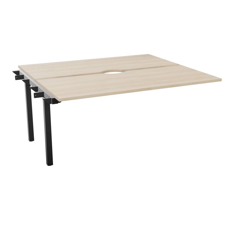 CONECT BUR BENCH SUIVANT L160XP142CM-2 PL +ECHANCRURE 25MM RZ-PIET ARCHE FX SG