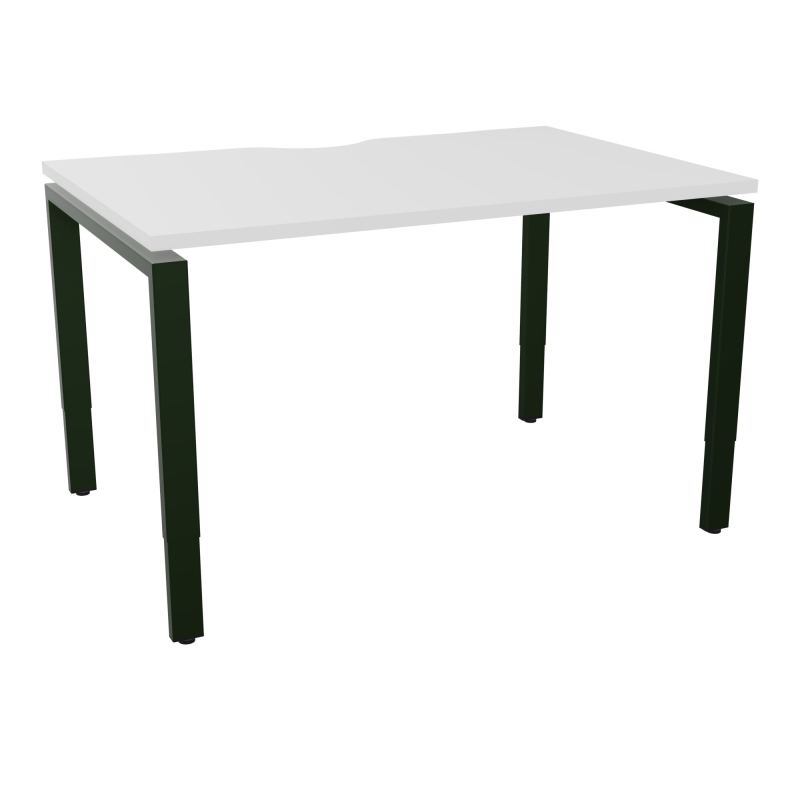 BUR RECT CONECT ECHANCRURE L120XP80CM PIEDS ARCHE RH FIN MG ST
