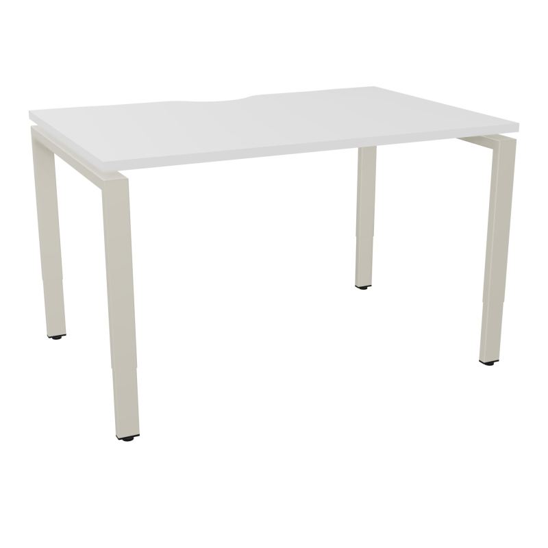 BUR RECT CONECT ECHANCRURE L120XP80CM PIEDS ARCHE RH FIN MG ZC