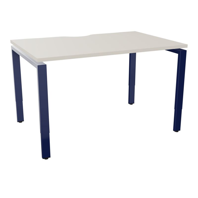 BUR RECT CONECT ECHANCRURE L120XP80CM PIEDS ARCHE RH FIN N5 X4