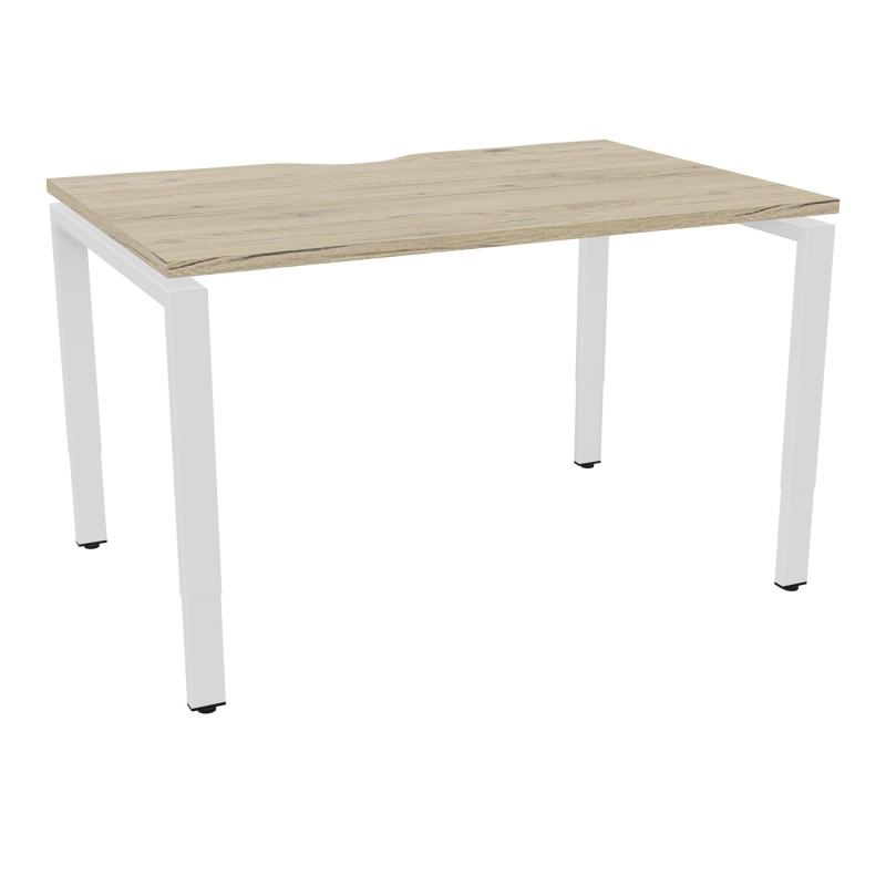 CONECT BUR RECT +ECHANCRURE L120XP80CM DECOR R3 PIEDS ARCHE RH FIN ZO