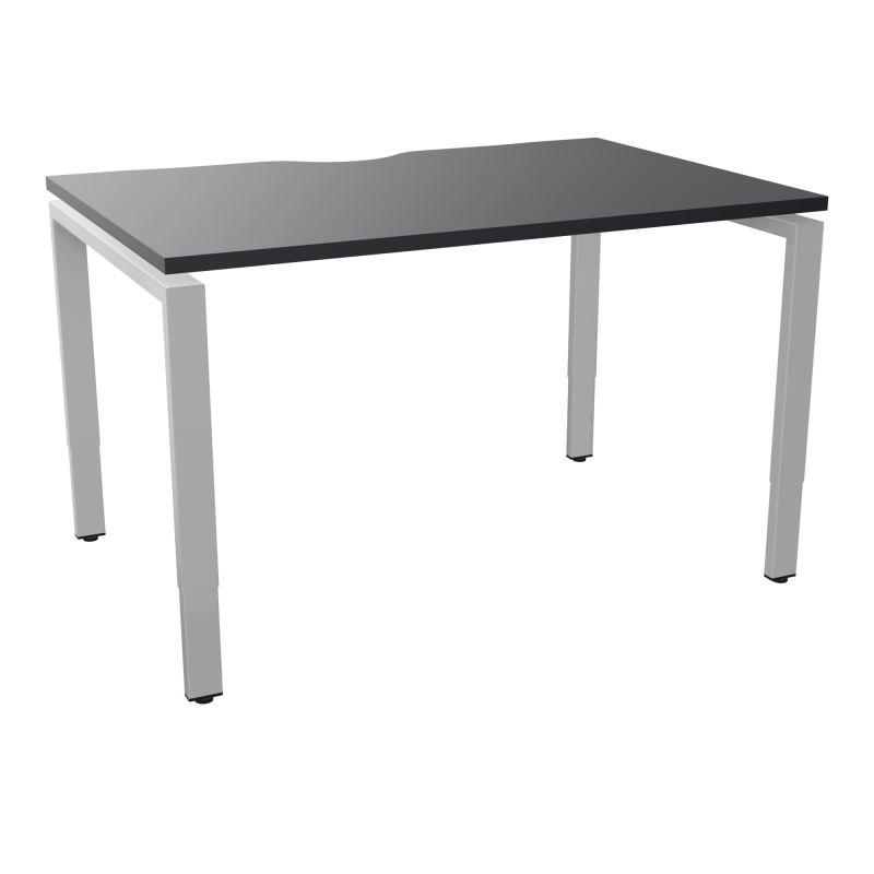BUR RECT CONECT ECHANCRURE L120XP80CM PIEDS ARCHE RH FIN    R9 SA