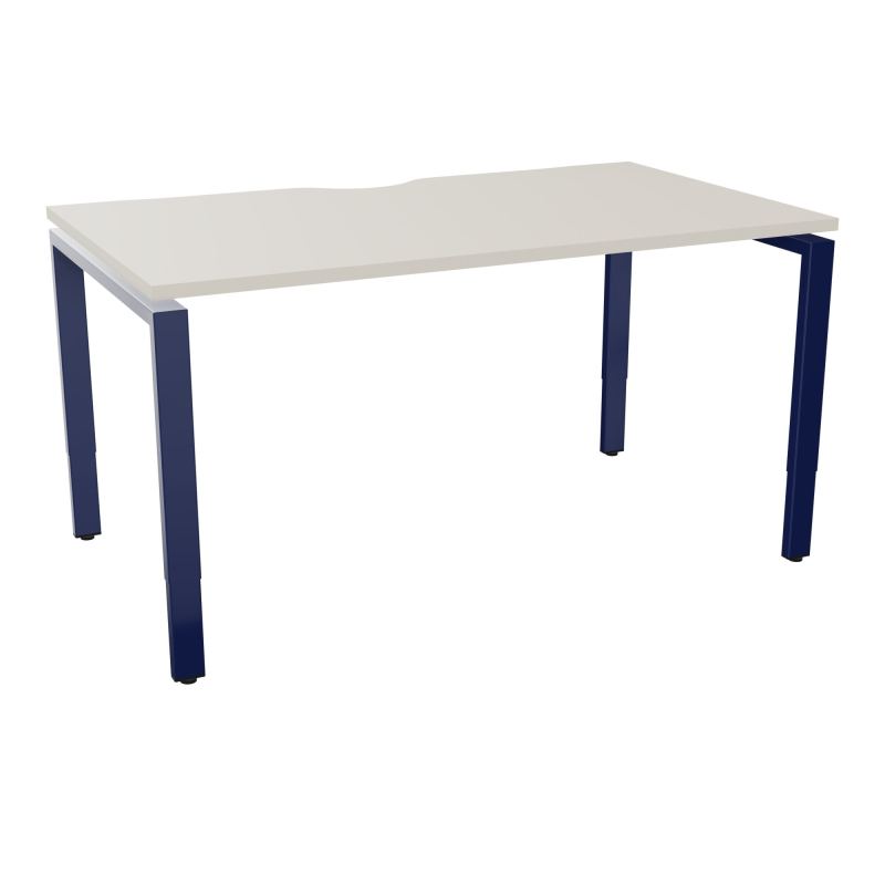BUR RECT CONECT ECHANCRURE L140XP80CM PIEDS ARCHE RH FIN N5 X4
