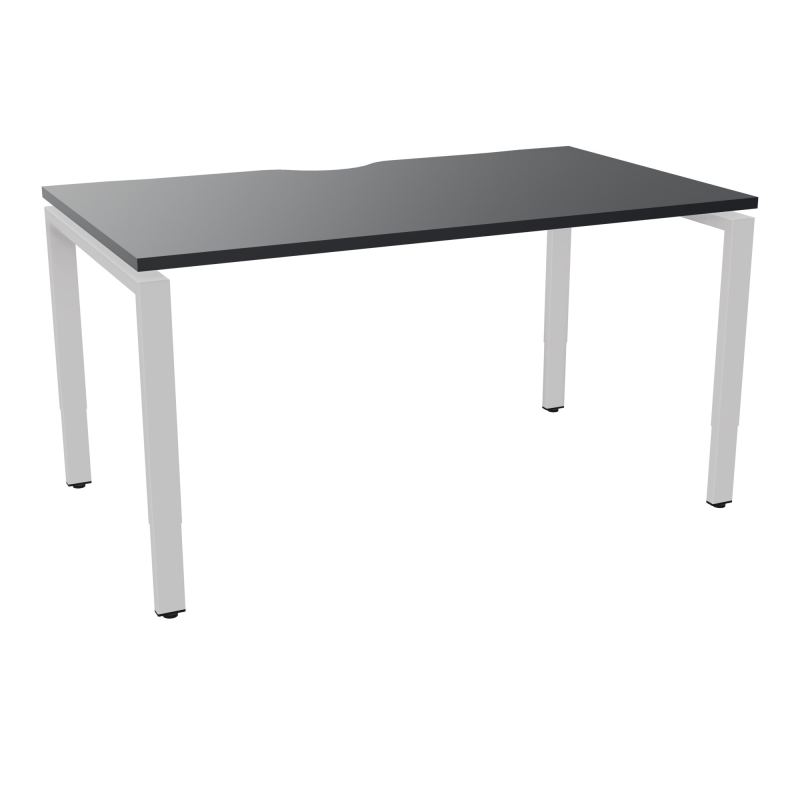 BUR RECT CONECT ECHANCRURE L140XP80CM PIEDS ARCHE RH FIN    R9 SD