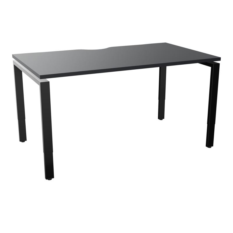 BUR RECT CONECT ECHANCRURE L140XP80CM PIEDS ARCHE RH FIN    R9 SG