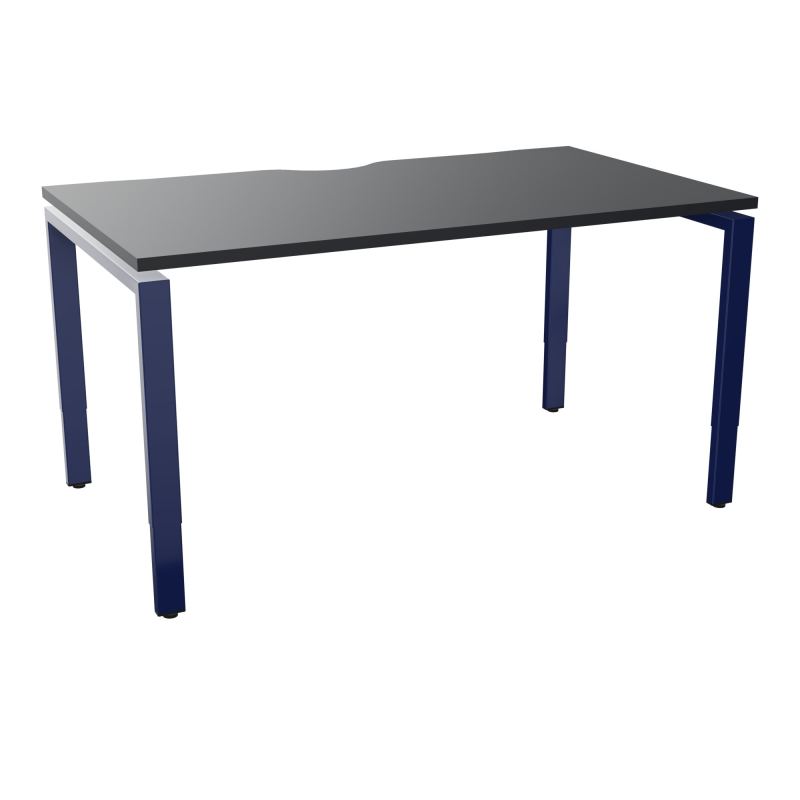 BUR RECT CONECT ECHANCRURE L140XP80CM PIEDS ARCHE RH FIN    R9 X4
