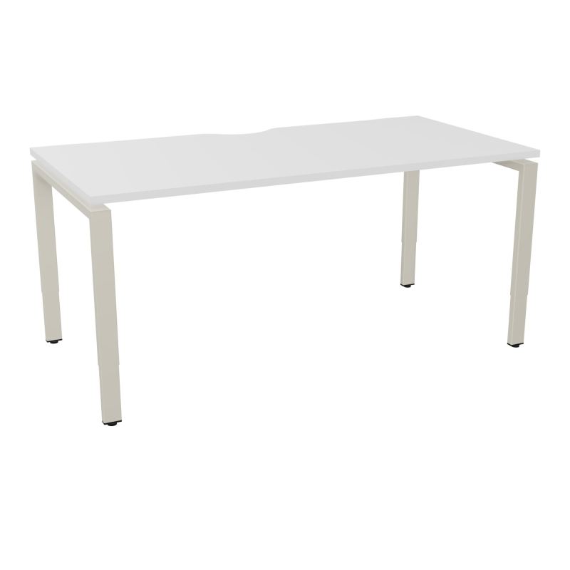 BUR RECT CONECT ECHANCRURE L160XP80CM PIEDS ARCHE RH FIN MG ZC
