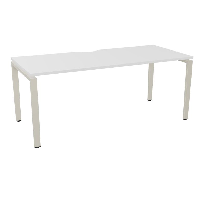 BUR RECT CONECT ECHANCRURE L180XP80CM PIEDS ARCHE RH FIN MG ZC