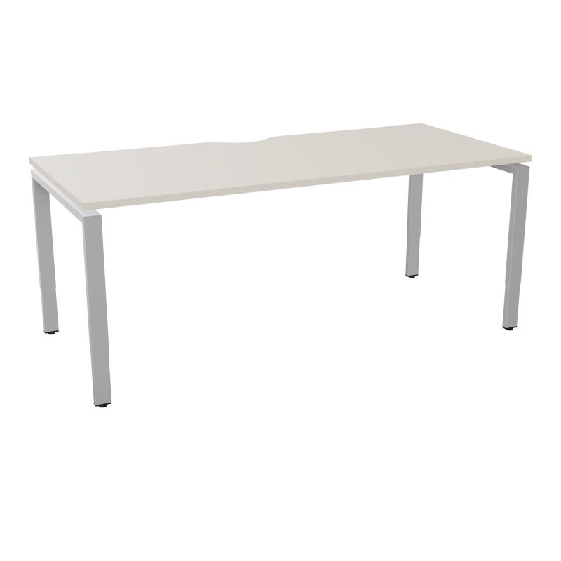 BUR RECT CONECT ECHANCRURE L180XP80CM PIEDS ARCHE RH FIN N5 SA