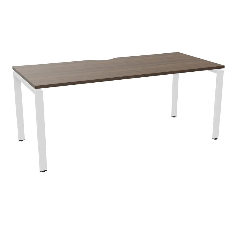 BUR RECT CONECT ECHANCRURE L180XP80CM PIEDS ARCHE RH FIN N6 SO