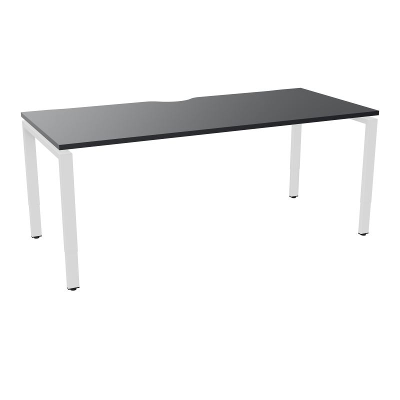 BUR RECT CONECT ECHANCRURE L180XP80CM PIEDS ARCHE RH FIN    R9 SO