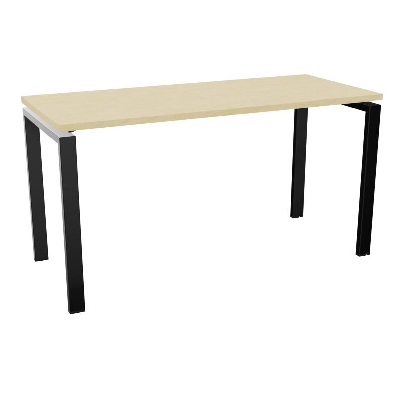CONECT BUR RECT 140X60 PIED FIXE RECTANGULAIRE ARCHE N8 SG