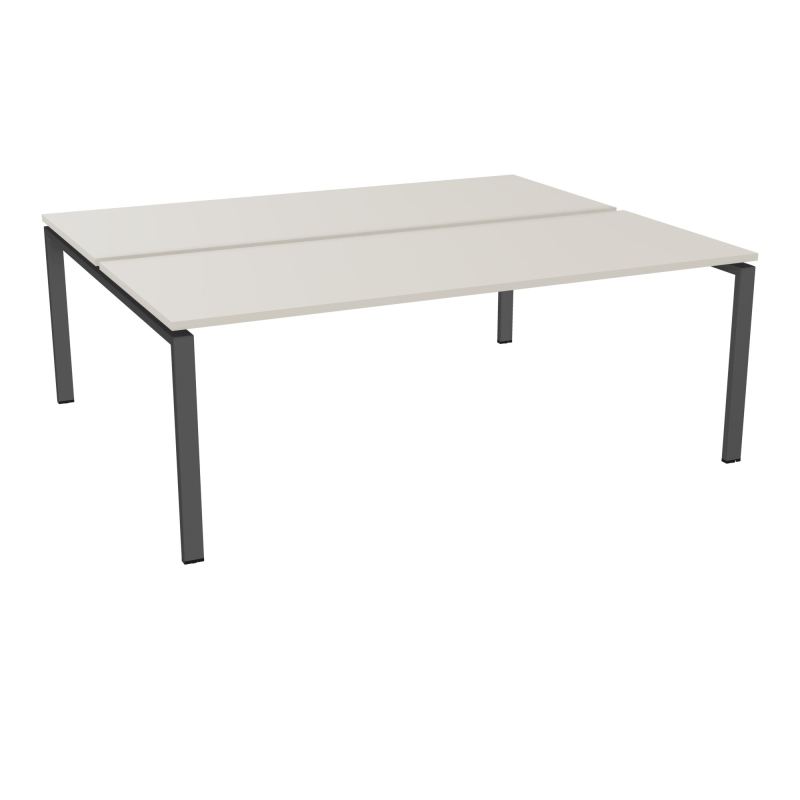 CONECT BUR BENCH DEP 200X80 PRE PERCE OBT PIED FIXE RECT ARCHE EXTREMITE  N5 SC
