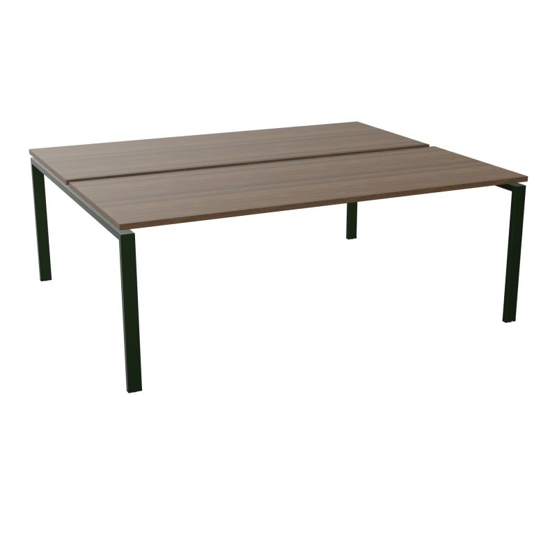 CONECT BUR BENCH DEP 200X80 PRE PERCE OBT PIED FIXE RECT ARCHE EXTREMITE  N6 ST